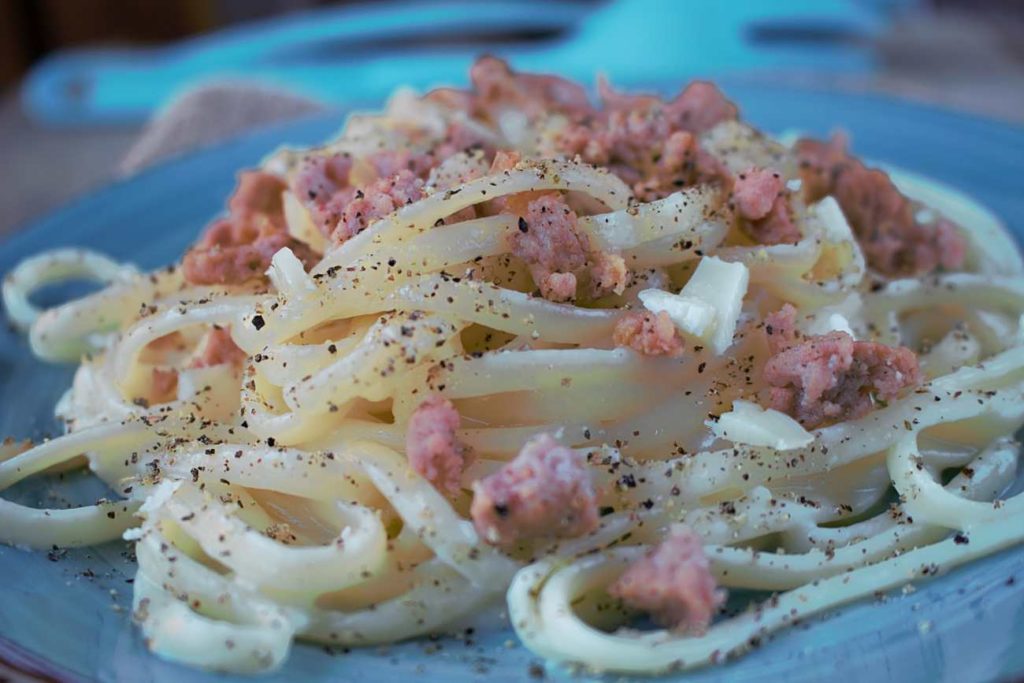 trenette cacio e pepe